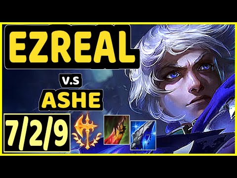 SARKIS (EZREAL) vs ASHE - 7/2/9 KDA BOTTOM ADC GAMEPLAY - BR Ranked GRANDMASTER