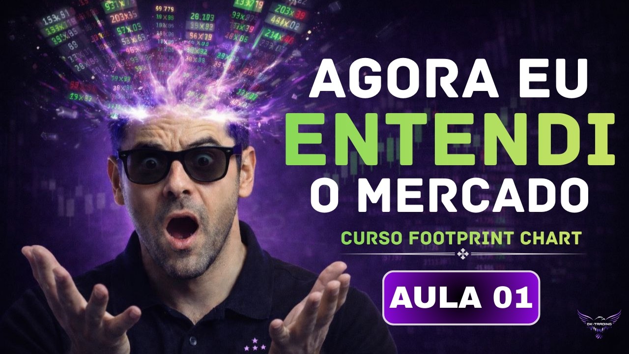 O QUE NUNCA TE MOSTRARAM NO DAYTRADE Mini Curso FOOTPRINT CHART. Aula 1