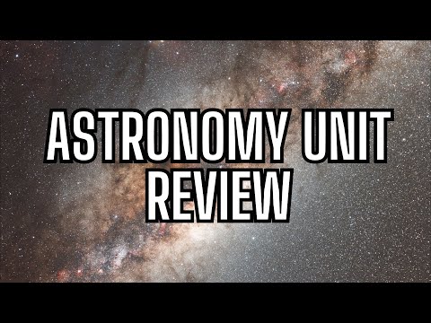 Astronomy Unit Review