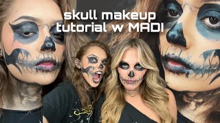 TATE LANGDON MAKEUP TUTORIAL W MADI // easiest halloween costume out there...