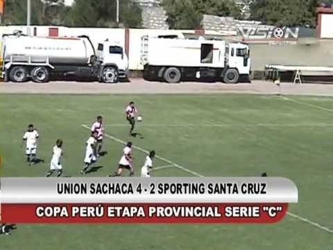 U. SACHACA 4 - 2 SANTA CRUZ COPA PERU ETAPA PROVINCIAL - Visión Deportiva 2013 TVT Canal 39