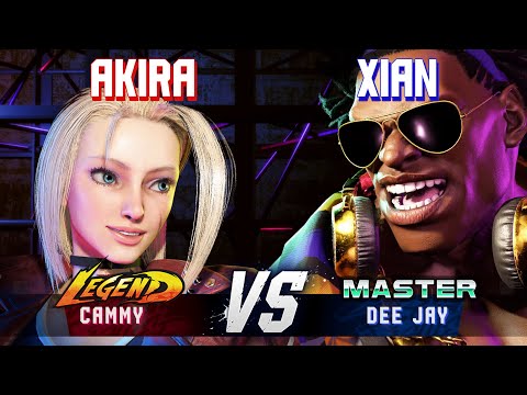 SF6 ▰ AKIRA (Cammy) vs XIAN (Dee Jay) ▰ High Level Gameplay