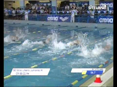 Serie 2 dei 50 Stile Libero Juniores Maschi -  Meeting di Halloween 8  Trofeo citta' di Rosa'