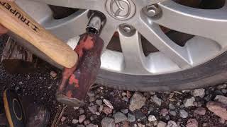 Quitar la tuerca de seguridad en 1 minuto.