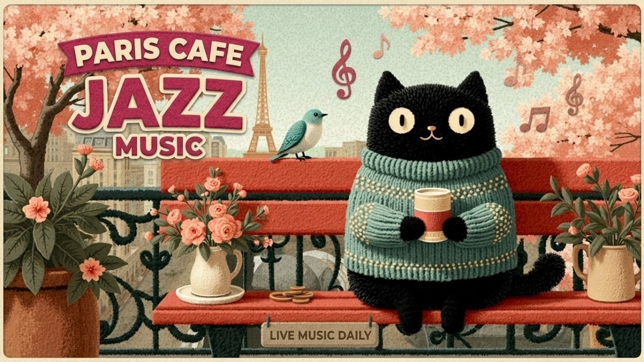 Paris Cafe Jazz - Relaxing Parisian Jazz & French Cafe Music for Work, Study ~ Smooth Jazz