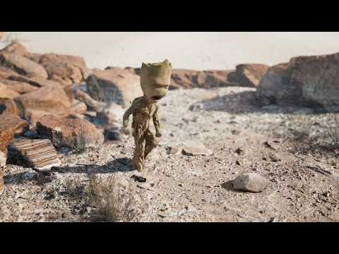 Groot has a temper tantrum