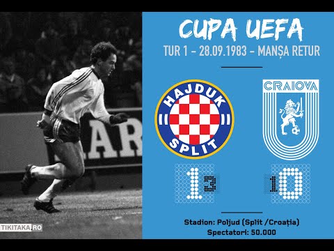Hajduk Split - Universitatea Craiova 1-0 (3-1) - 28.09.1983