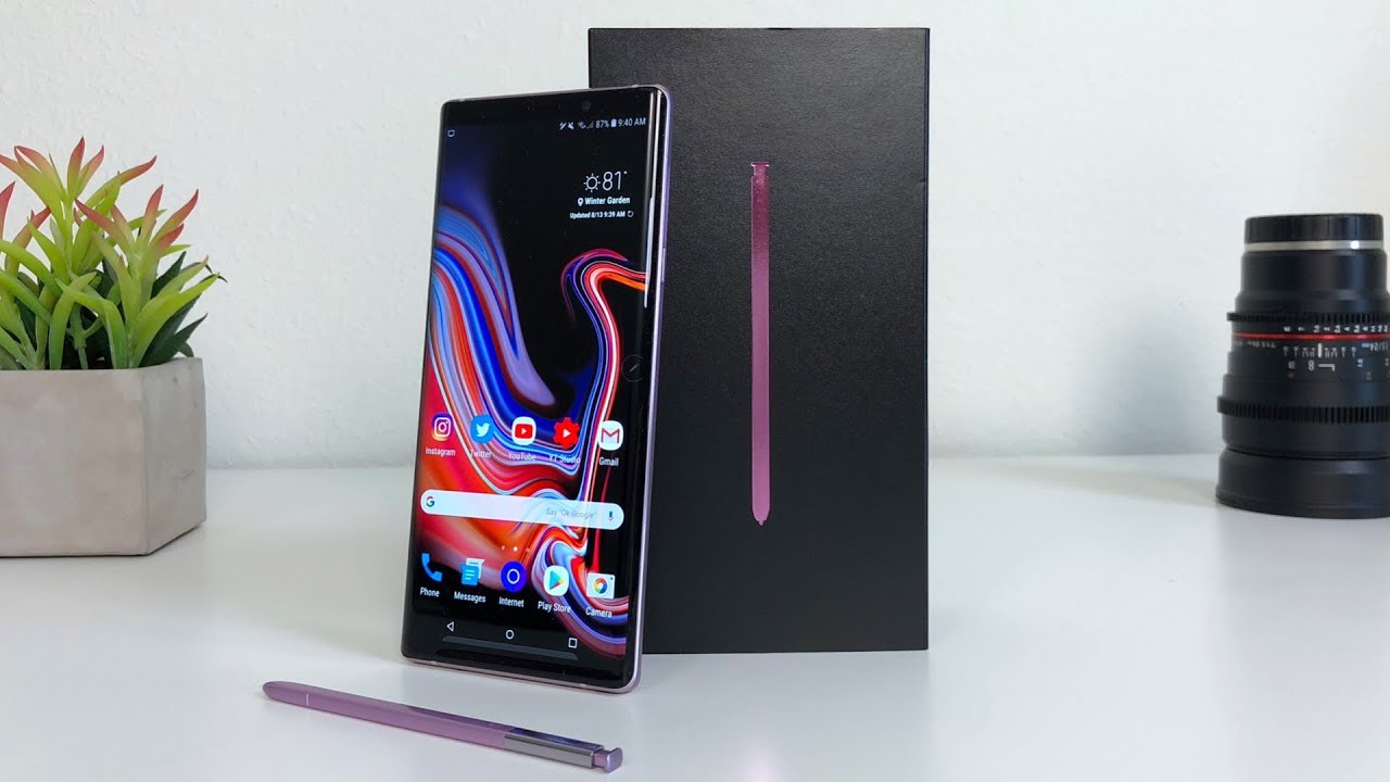 Samsung Galaxy Note 9 Unboxing with Camera Test