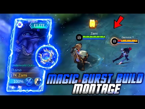 MAGIC BURST BUILD BANE + SATISFYING COMBO = INSANE DAMAGE !! (must watch) -MLBB