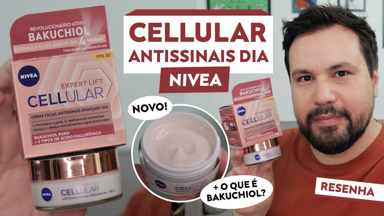 Watch Now NIVEA CELLULAR BAKUCHIOL Creme Antissinais Avançado Dia Expert Lift NIVEA CELLULAR BAKUCHIOL Creme Antissinais Avançado Dia Expert Lift