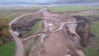 VIDEO Stadiul lucrărilor la Autostrada A1, Sibiu-Boița - Cum arată acum șantierul 1 video
