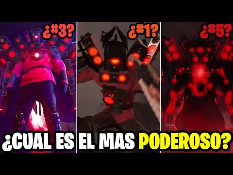 WHICH TITAN SPEAKER MAN IS THE MOST POWERFUL IN THE SKIBIDI TOILET MULTIVERSE?!