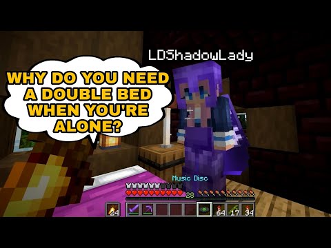 Lizzie being suspicious of Joel having a double bed when he's alone