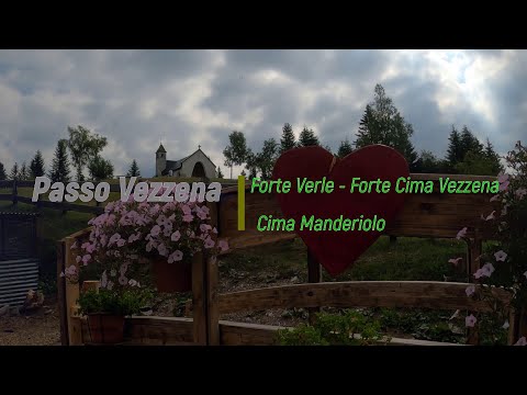 Passo Vezzena-Forte Verle-Forte Vezzena-Cima Manderiolo - Itinerrari Trekking Grande Guerra/Paesaggi