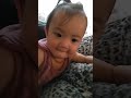 Clementine says baba and claps