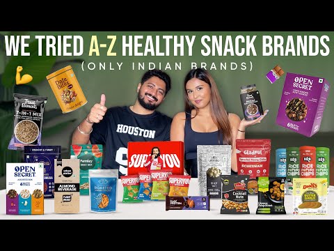 Rating INDIAN Snack Brands from A-Z 🍽️ / Mridul & Aditya