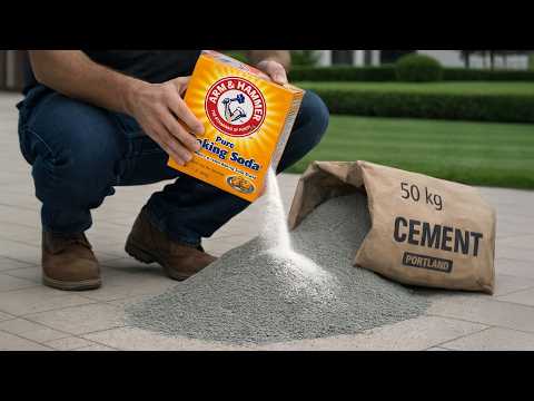Mix CEMENT with Baking Soda And  Magic Happens 😱 Billions Of People Don't Know This Secret
