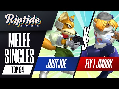 JustJoe vs Jmook - Melee Singles Top 64 - Riptide 2022 | Fox vs Sheik