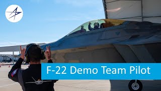 F-22 Demo Team Pilot Interview
