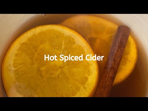 Hot Spiced Cider | Holiday Hot Cider  #casouthernbelle