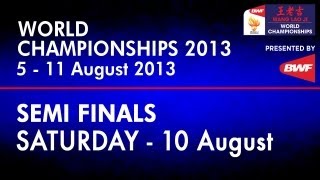SF - XD - Xu C./Ma J. vs Shin B.C./Eom H.W. - 2013 BWF World Championships