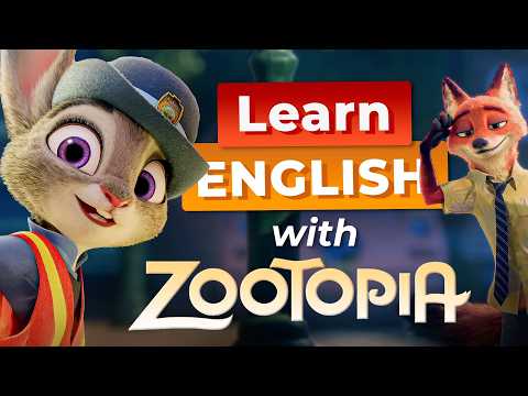Learn English with ZOOTOPIA — Judy Meets Nick