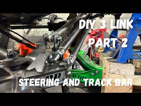 How to build 3 Link Front Suspension, Jeep Wrangler YJ Part 2: Track Bar & Steering