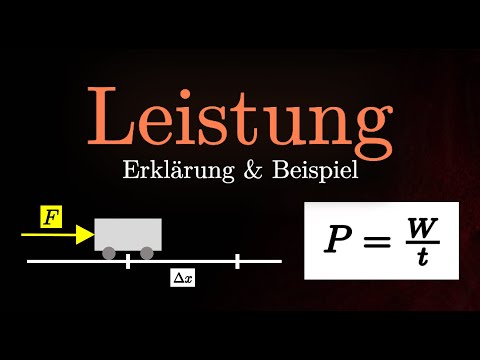 Calculating mechanical power - formula & example (physics)