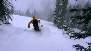 preview picture of video 'Powder Skiing Steamboat Springs'