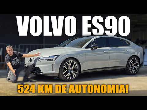 NOVO VOLVO ES90 ULTRA, o sedan elétrico de R$ 659.950,00