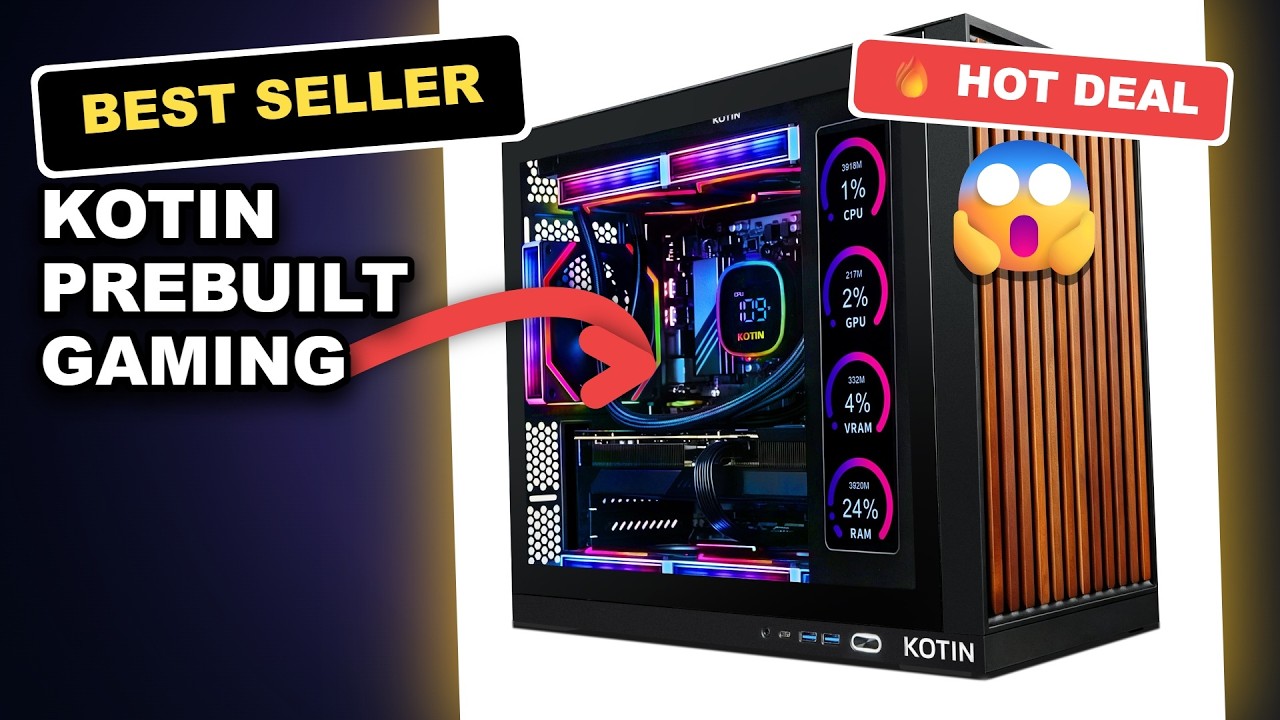 KOTIN Prebuilt Gaming PC RTX 5070 12GB Honest Review: Worth the Upgrade in 2024?