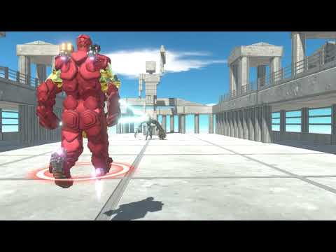 King scourge vs Iron Man | animal revolt battle simulation | arbs