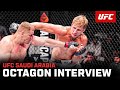Alexander Volkov Octagon Interview UFC Saudi Arabia