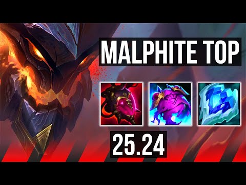 MALPHITE vs MORDEKAISER (TOP) | Phase Rush, 38K damage | EUW Master | 25.24