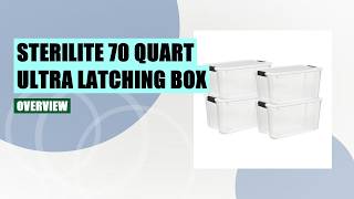 Sterilite 70 Quart Ultra Latching Box Review