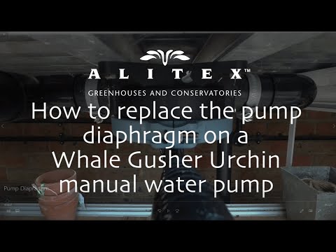 How to Replace the Pump Diaphragm on a Whale Gusher Urchin manual water pump | How to's | Alitex