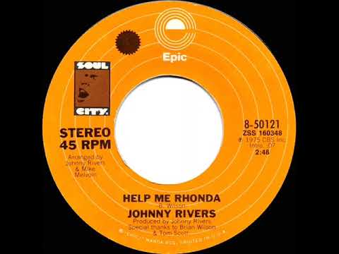 1975 HITS ARCHIVE: Help Me Rhonda - Johnny Rivers (stereo 45)