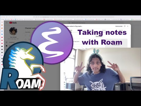 How I take notes in org-roam #emacs