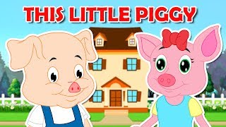 This Little Piggy Went To Market Nursery Rhyme || Popular Nursery Rhymes With Max And Louie