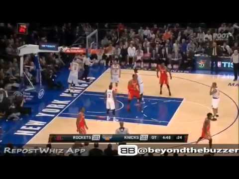 Dwight Howard Dunks on Kristaps Porzingis!! WELCOME TO THE NBA ROOKIE!