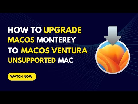Обновление macOS Monterey до macOS Ventura на неподдерживаемых Mac