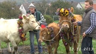 preview picture of video 'Erntedankfest u. Almabtrieb in Philippinenburg- Wolfhagen am 13.10.2013 von tubehorst1'