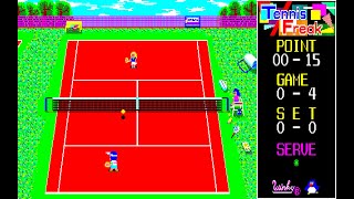 Sharp X1 Game: Tennis Freak (1985 Winky Soft)