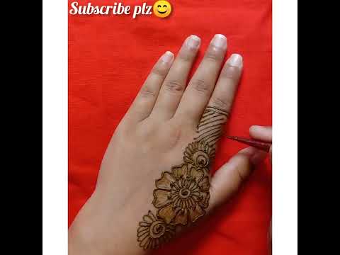 #Back#Hand#Mehndi#Design#Shortvideo#Chetana's Art