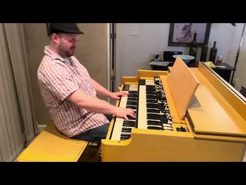 Hammond B3 Organ BLONDE with Leslie 22H Speaker 1959 Matching Set Pristine image 26