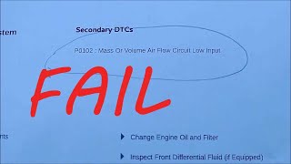 How to fix a permanent P0102 code of Toyota, Lexus, Scion that might not know and fail smog test