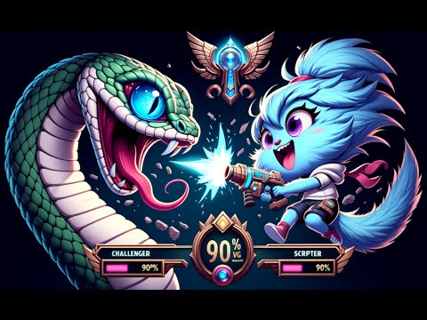 90% Winrate CHALLENGER Cassiopeia vs 90% Winrate SCRIPTER!! | MoeZaic