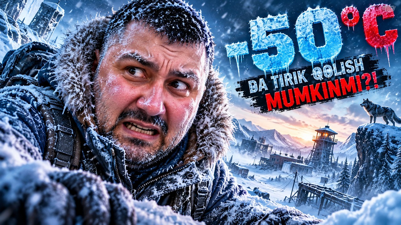 ❄️ -50°C DA TIRIK QOLISH MUMKINMI?! ➜ PERMAFROST (LIVE)
