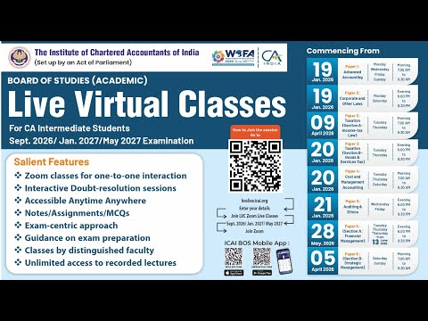 Intermediate Paper 1:AA | Topic: Financial Statement of Companies...| Session 1 | 23 Jan, 2026