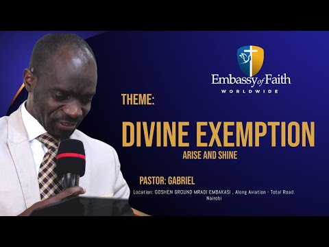 ARISE & SHINE #Divineexemption #september #sundayservice  | PST. GABRIEL